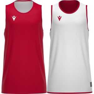 Macron X500 Reversible Shirt Kinderen - Rood / Wit | Maat: 11-12 Y