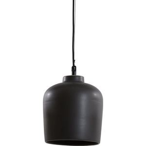 Light & Living Hanglamp Dena - 22cm - Mat Zwart