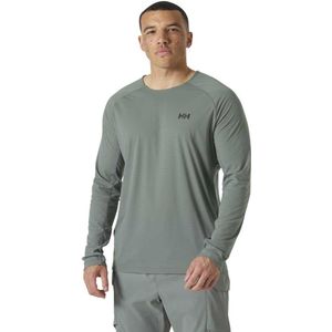 Helly Hansen - Trail T-shirt - Grijs - Lange Mouwen - Man