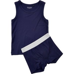 Minymo - Ondergoedset - Blauw - 2-delig