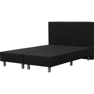 Boxspring - Amsterdam - 160x200 - Zwart - Stof