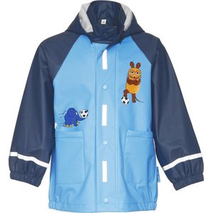 Playshoes Regenjas Kinderen Muis & Olifant - Blauw - Maat 80