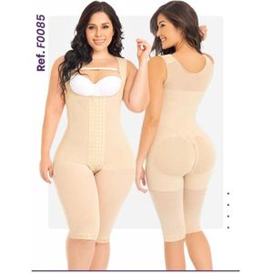 M&D origineel FAJAS COLOMBIANAS - COLOMBIAANSE SHAPEWEAR - Damesmode - Lingerie - Maatverkleining - Postpartum - Postoperatief/ Lang - Verstelbare schouders - 4 Compressieniveaus - Onderste string - BEIGE - Maat 2XL - RF0085 2XL Corrigerend ondergoed