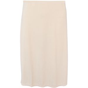 Comfort Essentials - Onderrok Lang - Huidskleur - S/M - Microfiber - Anti-Schuren - Jupon - Petticoat