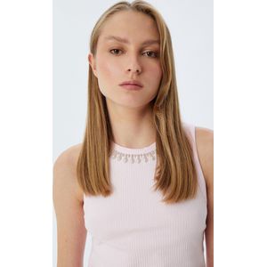 Ronde kraag Mouwloos Tanktop