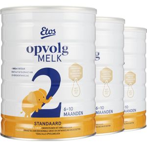 Etos 2 Opvolgmelk Voordeelverpakking - Flesvoeding - vanaf 6 maanden - 3 x 800 gram