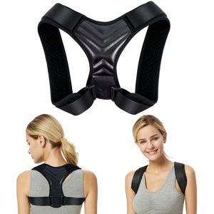 Houdingcorrector voor mannen en vrouwen - Verstelbare rugbrace - Ademende rugcorrector - Verlicht een slechte houding, onderrug-, nek-, schouder-, sleutelbeen- en rugpijn (medium)
