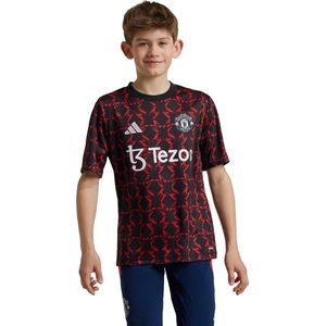 adidas Performance Manchester United Pre-Match Voetbalshirt Kids - Kinderen - Zwart- 152