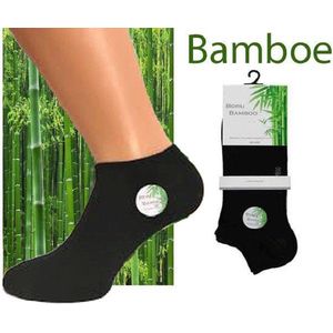 Boru Bamboe sneaker sokken 6 paar Multipack Maat 40-46