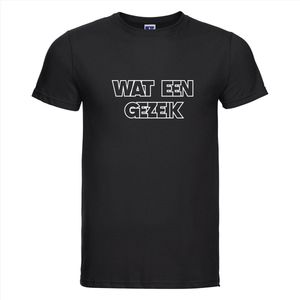 Wat een gezeik T-shirt - 100% Katoen - Maat XS - Classic Fit - Zwart