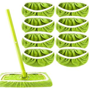Mop Microvezel Schoonmaak Pads - Herbruikbare Vloer Doeken - Set van 4