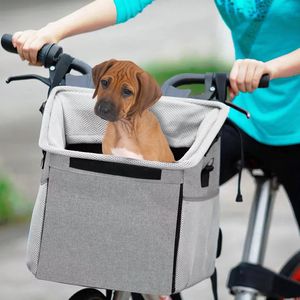 Honden Fietsmand- Fietsmand voor hond- Fietstas- Hondenmand fiets- Fietstas stuur
