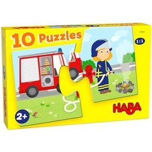 HABA 10 puzzels - Hulpvoertuigen