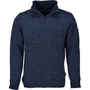 Pure Wool herentrui MNL-1701 Marine - Marine - XL