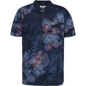 GARCIA Heren Polo Blauw - Maat M