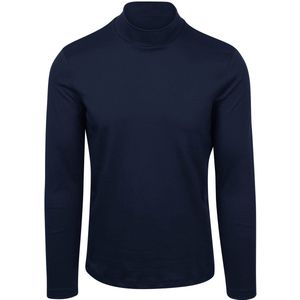Desoto - Turtleneck Trui - Navy - Heren