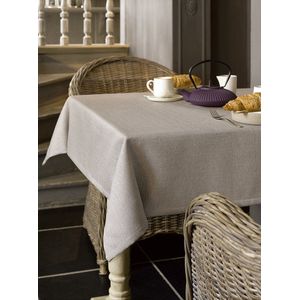 De Witte Lietaer Tafellaken Rond, Gibson Taupe - Ø 210 cm - 100% Polyester