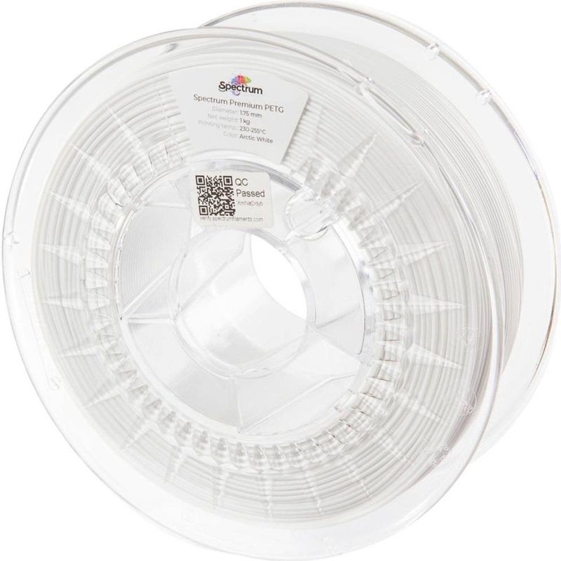 Spectrum - 80057 PET-G Filament - Arctic White - 1.75 mm - 1000 g