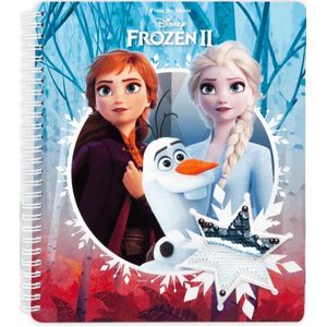 Frozen Notitieboek A5 Meisjes Papier Rood/blauw