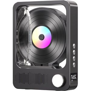 Draagbare CD-speler met Bluetooth en Afstandsbediening - Muziekspeler voor Auto en Thuis, LCD-Display, Lange Batterijduur, Compatibel met CD-R, CD-RW, MP3