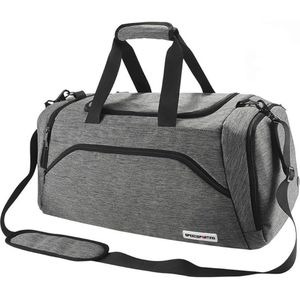 sporttas dames heren reistas waterdicht fitness tas voor mannen met schoenenvak gym fitness tas sport tas handbagage weekender trainingstas voor heren en vrouwen 45L