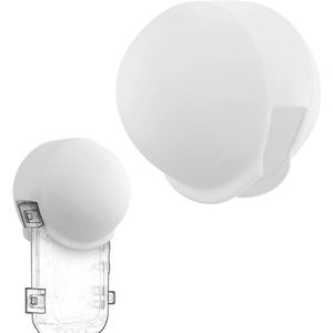 Allecto Plus - Siliconen Lensdop voor Camera Duikbehuizing - Beschermende Cover - Wit - Accessoires voor Insta 360 - Duikaccessoires - Beschermende Lensbeschermer
