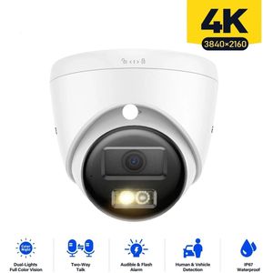 Beveiligingscamera - Camerabewaking - Beveiligingscamerasysteem - met Nachtzicht - Tweeweg Audio - Bewegingsdetectie - PoE IP Camera - voor Binnen en Buiten - 1 Stuk