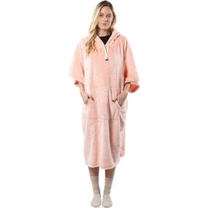 UITVERKOOP! Belieff Hoodie Deken - Super Zacht - Teddy Fleece - Fleece Deken Met Mouwen - Hoodie Blanket Extra Groot - Strandponcho - Camping - Douche - Comfortabele ultra zacht - Heren & Dames - Roze