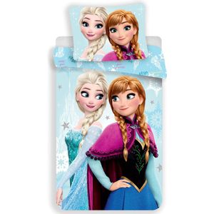 Disney Frozen Dekbedovertrek, Shine - 1-persoons - 140 x 200 + 70 x 90 cm - Katoen
