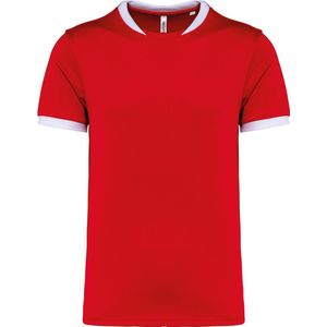 PROACT - PA4027 - Rugbyshirt - Sporty Red - Korte Mouwen