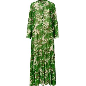 Lollys Laundry Neell Maxi Dress Ls Dames - Jurk - Groen - Maat XS