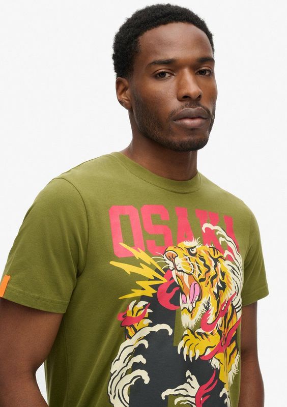 Superdry - Osaka 6 Narrative - T-shirt - Heren