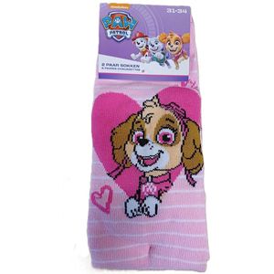 Paw Patrol - Skye - Sokken - 2 Paar - Maat 31-34