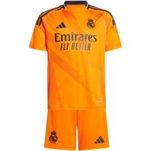 Real Madrid Away Tenue Oranje/Zwart 24/25 - Kids - Adidas