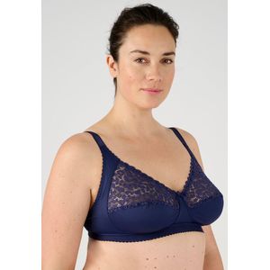 Damart - Beugelloze beha, zeer goede ondersteuning - Dames - Blauw - 90