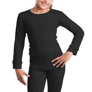 Lange Thermo-Onderbroeken en Onderhemden voor Kinderen - 2 Stuks Warm en Comfortabel
