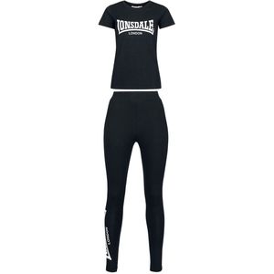 Lonsdale London JUNIPER Dames Trainingspak - zwart - XL