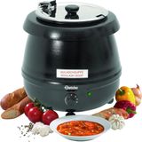 Bartscher - 100054 - Soepketel - Zwart - Inhoud 9 Liter, RVS Deksel, Warmteregeling