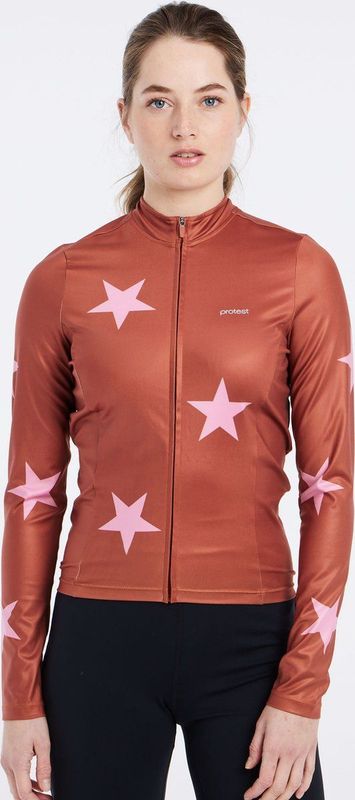 Protest - PRTARLY - Fietsjas - Uluru Rust - Lange Mouwen - Reflecterend Detail