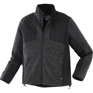 Heren vest - antraciet gemeleerd - hybride - V408 - maat S