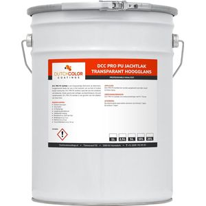 DCC PU Jachtlak Transparant Hoogglans - 5L -