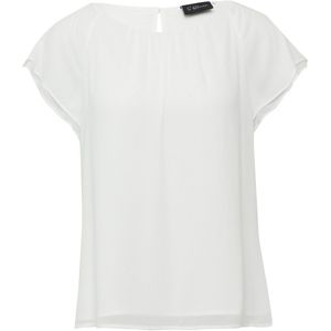 s.Oliver BLACK LABEL Zachte viscose blouse met all-over-print, Crème, 38