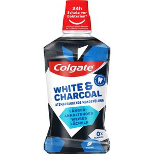 Colgate Mondwater White & Charcoal, 500 ml