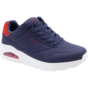 Skechers - Street Uno - Suited on Air - Herensneakers - Navy/Red - Durabuck