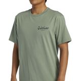 Quiksilver Island Mode T-shirt Met Korte Mouwen Groen L Man