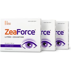 ZeaForce - Multivitaminen - 90 Capsules - Geconcentreerde Samenstelling voor Gezichtsvermogen