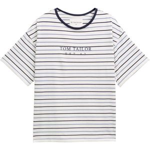 Tom Tailor - Shortama Zaria - Blauw - 2-delig - Korte Mouwen