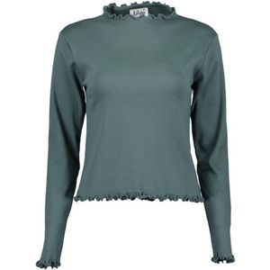 Blue Seven dames - Trui 203513 groen dun shirt maat 38