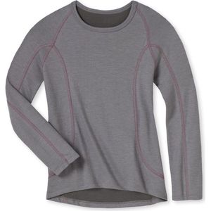Schiesser T-shirt ronde hals - 504 Grey - maat 158/164 (158-164) - Meisjes Kinderen - Katoen/Polyamide- 134559-504-158-164