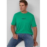 s.Oliver - Shirt - Groen/Zwart - T-shirt